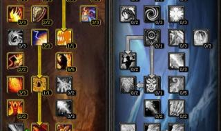 80级火法天赋加点图 80级火法天赋加点图